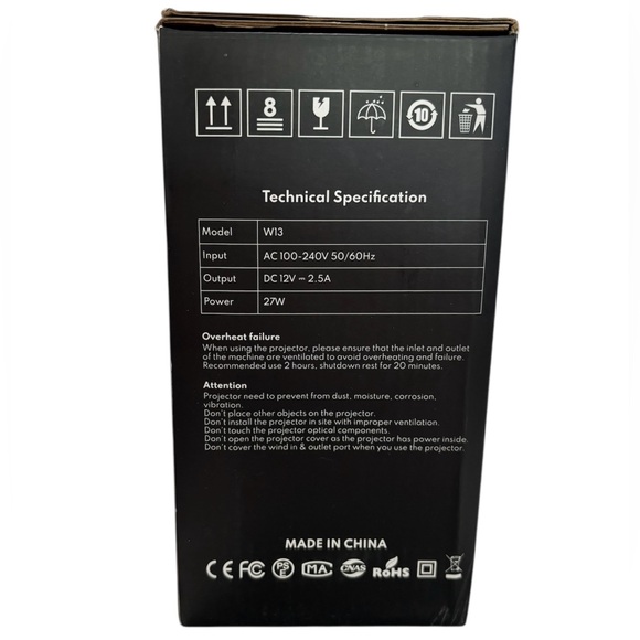 Black Multimedia Projector - Picture 8 of 12